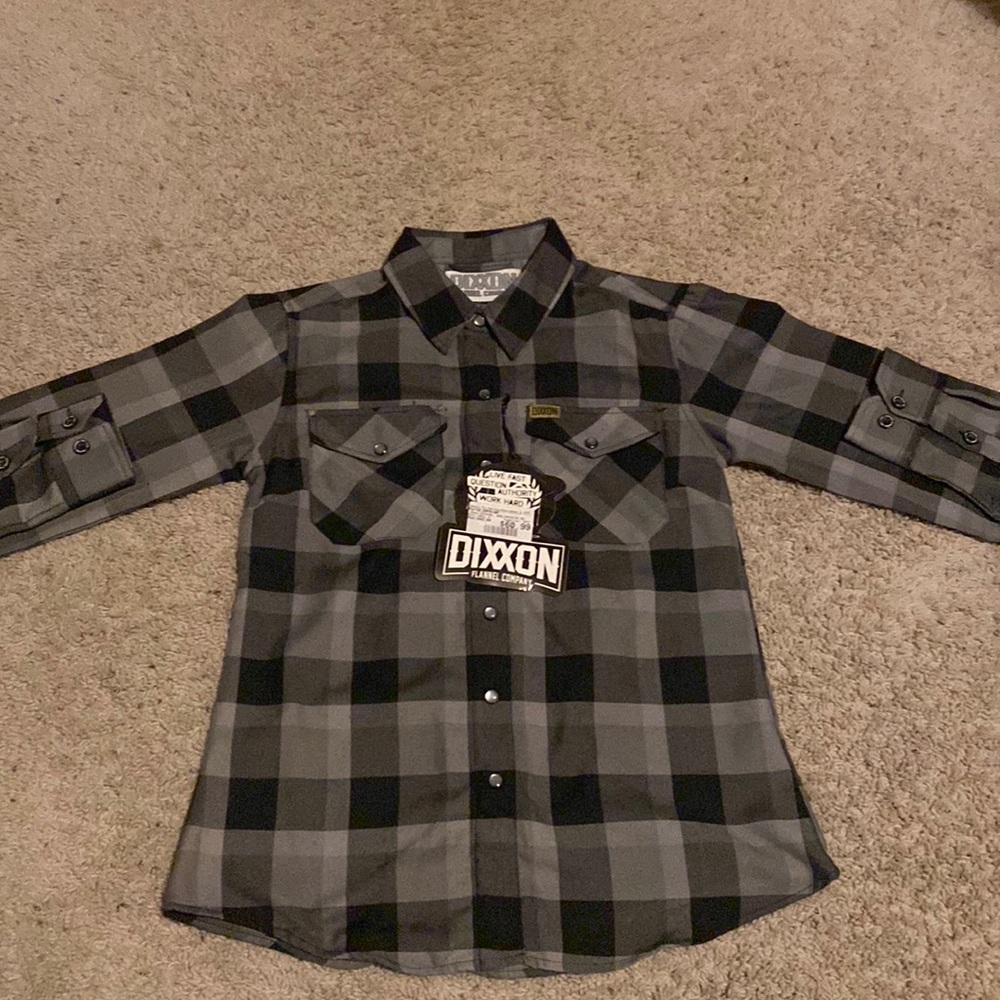 Men’s medium dixxon flannel gray